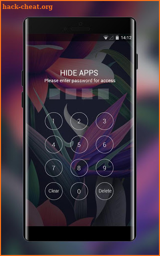 Theme for abstract flowers huawei mate10 wallpaper screenshot
