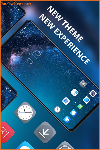 Theme for huawei mate x space galaxy style screenshot