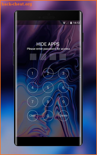 Theme for Phone XS IOS12 purple hallucination screenshot