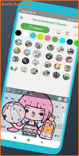 Theme Keyboard For Tocca screenshot