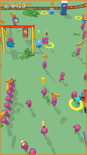 Theme Park Stickman Business screenshot