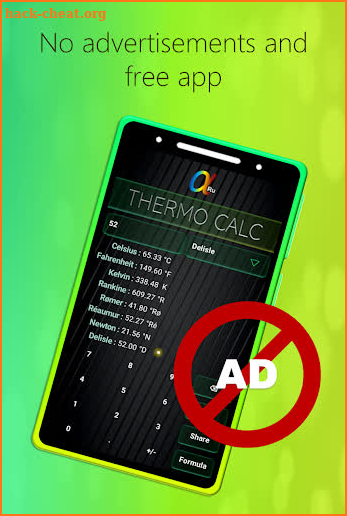 Thermo Calc - All In One Temperature Converter screenshot