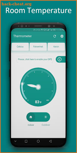 Thermometer Room Temperature( Indoor and Outdoor ) screenshot