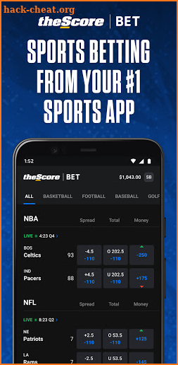 theScore Bet: Sports Bettin‪g screenshot