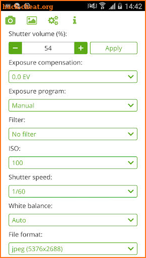 Theta S Remote Control screenshot