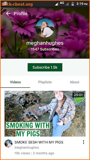 TheWeedTube screenshot