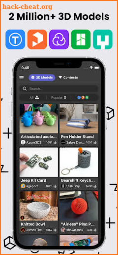 Thingiverse Printables | 3D GO screenshot