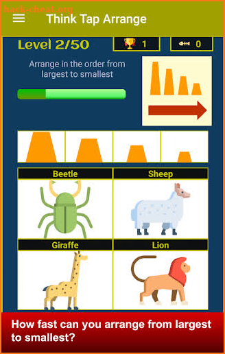 Think Tap Arrange - Brain Game screenshot