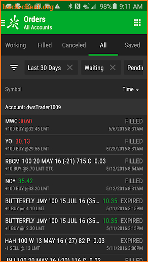 thinkorswim Mobile screenshot