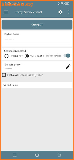ThirdySSH Sock Tunnel VPN screenshot
