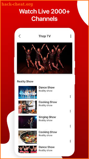 Thop TV Guide 2021 - Free Live Cricket TV 2021 screenshot