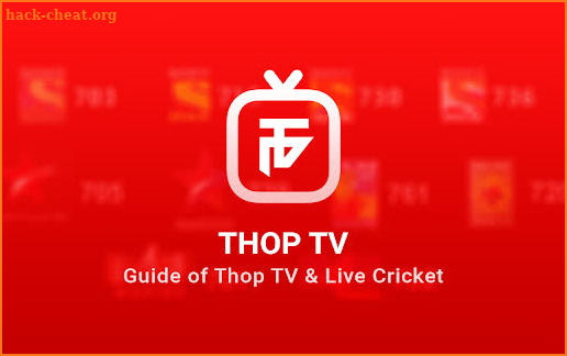 Thop TV Live -  Playit Cricket Channel Guide screenshot