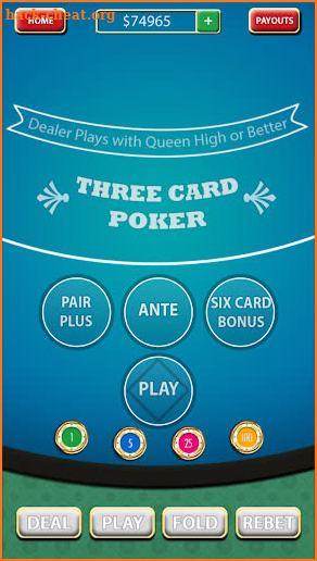 Three Card Poker - Bonus screenshot