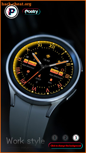 Three dials Orange screenshot