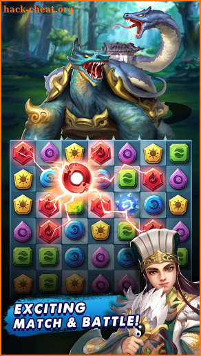 Three Kingdoms & Puzzles: Match 3 RPG screenshot