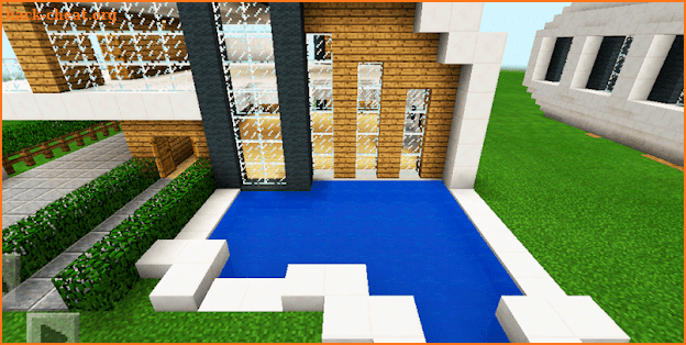 Three modern houses. Map for MCPE screenshot