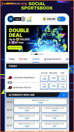 Thrillzz Social Sportsbook screenshot