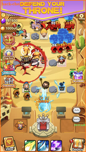 Throne Defense - Offline Tower Defense Game screenshot