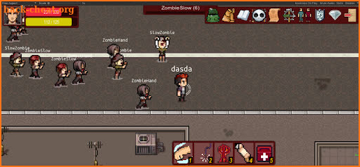 Through the Zombie Apocalypse Pixel mmorpg screenshot