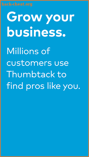 Thumbtack for Professionals screenshot