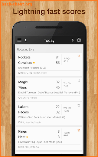 Thunder Basketball: Live Scores, Stats, & Games screenshot