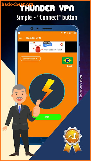 Thunder VPN Lite - The Best VPN for Android screenshot