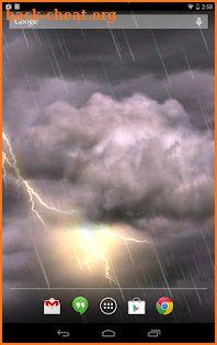 Thunderstorm Live Wallpaper screenshot