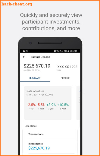 TIAA PlanFocus screenshot