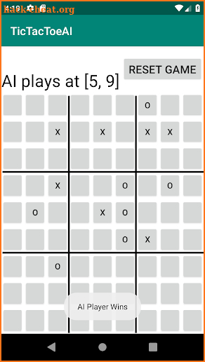 Tic Tac Toe AI screenshot