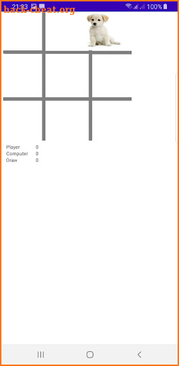 tic tac toe - dog and cat screenshot