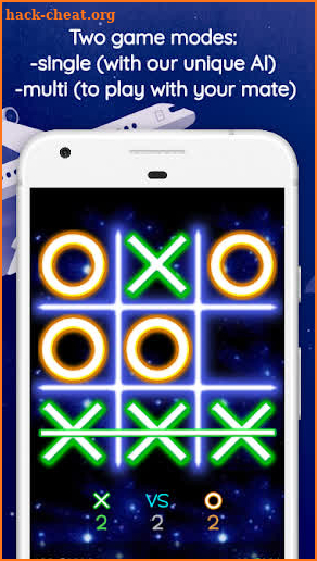 Tic Tac Toe Glowing screenshot