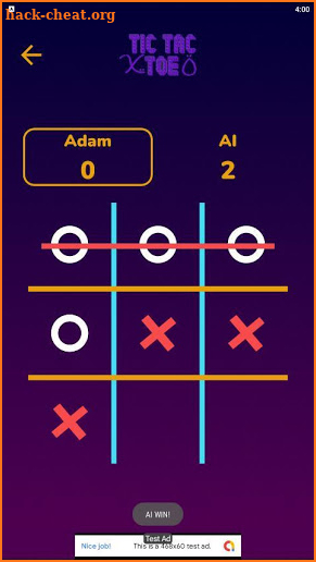 Tic Tac  XO Toe Game - X O screenshot