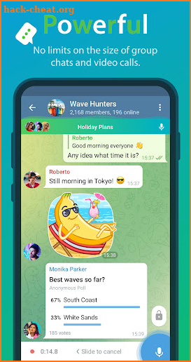 Ticer Messenger screenshot