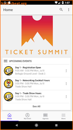 Ticket Summit Trade Show screenshot