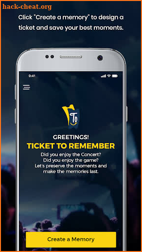 TICKET TO REMEMBER screenshot