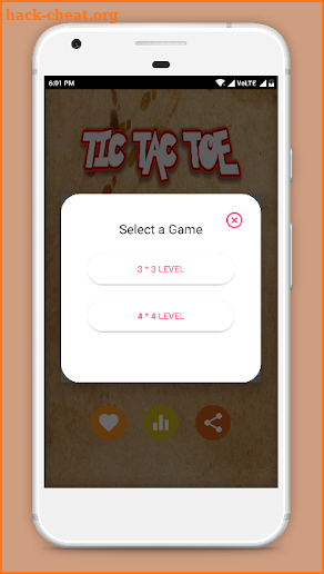 TicTacToe - 3*3 and 4*4 Single or Multi Player screenshot