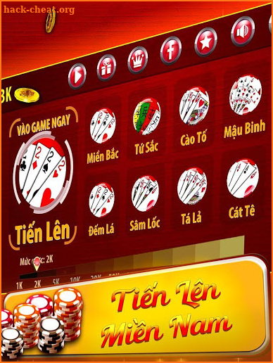 Tiến Lên Miền Nam - Đánh bài offline CLUB screenshot