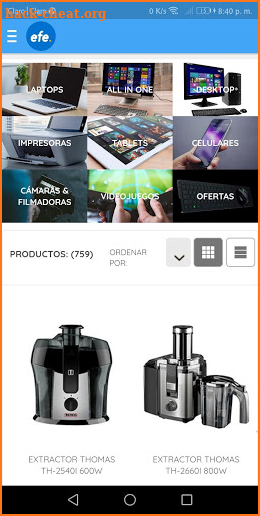 Tiendas efe screenshot