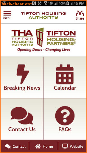 Tifton Housing Authority GA screenshot