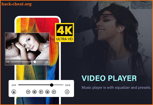 Tik-Toe Video Player - All Format Media Player screenshot