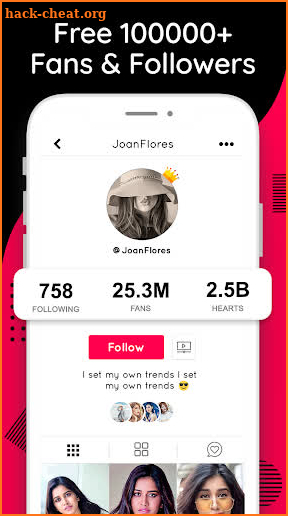 TikBoost : TikTok Likes and Fans & Followers screenshot