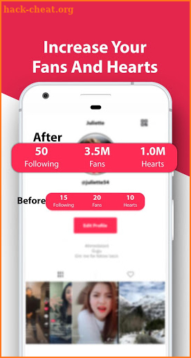 TikBooster Fans - Followers & Fans & Likes screenshot