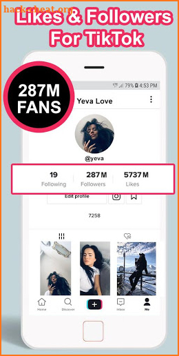 TikBooster – Likes & Followers For TikTok screenshot