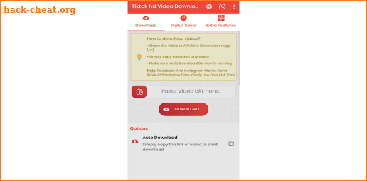 Tiktok hd Video Downloader screenshot