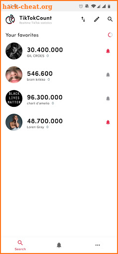 TikTokCount - Live Follower Counter screenshot