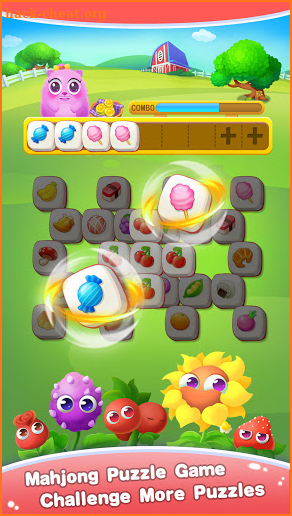 Tile Cats- Matching 3 Mahjong Tiles Master Game screenshot