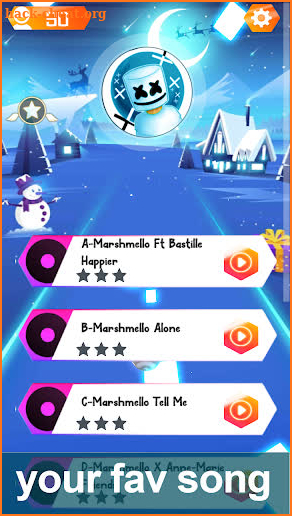 Tiles HOP 2: Tiles Ball marshmallow dj screenshot