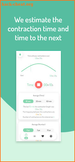 Time for baby - Contractions screenshot