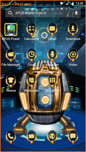 Time Machine APUS Launcher Theme screenshot