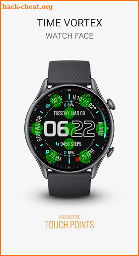 Time Vortex Watch Face screenshot